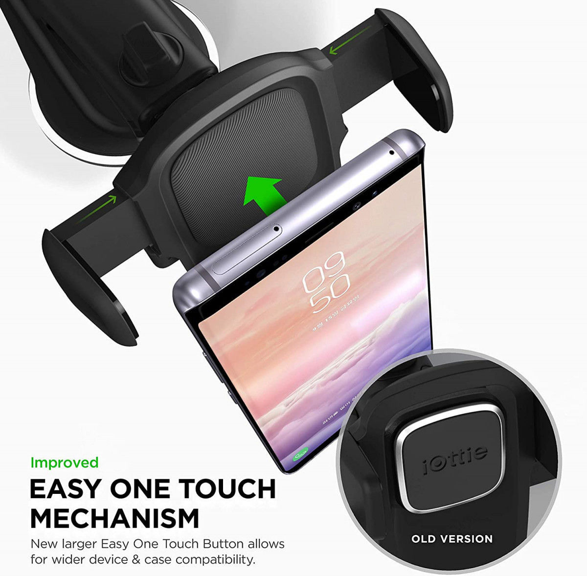 iOttie Easy One Touch 5 Telefoonhouder Auto Ventilatierooster met Klem afbeelding 7