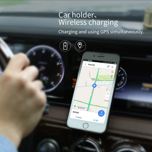 Nillkin Zuignap Telefoonhouder Auto met Draadloos Opladen afbeelding 4