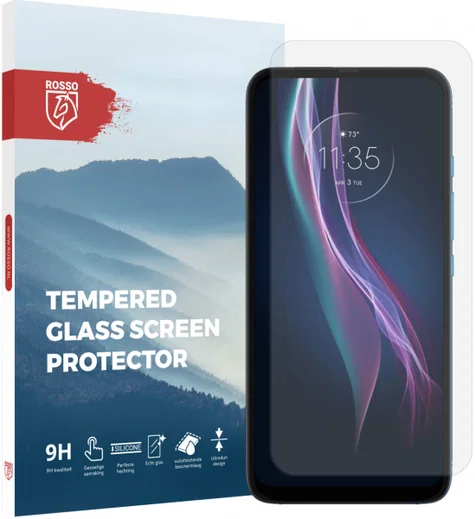 Rosso Motorola One Fusion Plus  9H Tempered Glass Screen Protector afbeelding 1