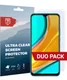 Rosso Xiaomi Redmi 9 Ultra Clear Screen Protector Duo Pack afbeelding 1
