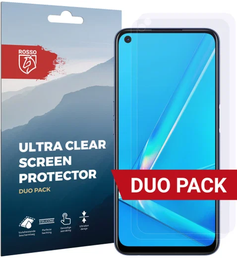 Rosso Oppo A52 / A72 Ultra Clear Screen Protector Duo Pack afbeelding 1