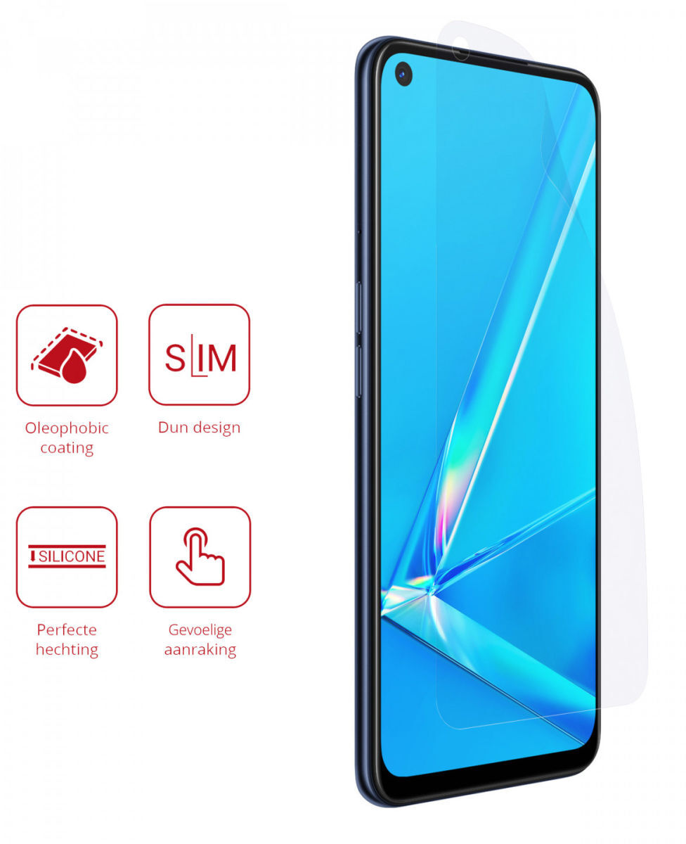 Rosso Oppo A52 / A72 Ultra Clear Screen Protector Duo Pack afbeelding 2