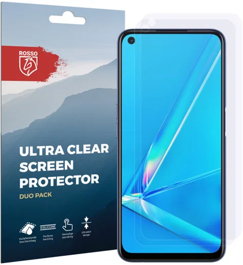 Rosso Oppo A52 / A72 Ultra Clear Screen Protector Duo Pack afbeelding 10