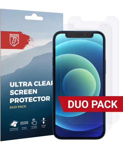 Rosso Apple iPhone 12 Mini Ultra Clear Screen Protector Duo Pack afbeelding 1