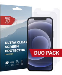 Rosso Apple iPhone 12 / 12 Pro Ultra Clear Screen Protector Duo Pack afbeelding