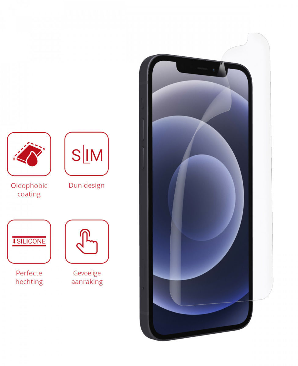 Rosso Apple iPhone 12 / 12 Pro Ultra Clear Screen Protector Duo Pack afbeelding 2