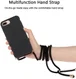 Apple iPhone 6 Plus / 6S Plus / 7 Plus / 8 Plus Hoesje met Koord Zwart afbeelding 3