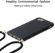 Apple iPhone 6/6S/7/8 Hoesje Back Cover Flexibel TPU met Koord Zwart afbeelding 4