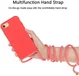 Apple iPhone 6/6S/7/8 Hoesje Back Cover Flexibel TPU met Koord Rood afbeelding 3