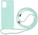 Samsung Galaxy S20 Ultra Hoesje Back Cover TPU met Koord LichtGroen afbeelding 2