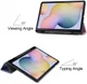 Samsung Galaxy Tab S7 Hoesje Tri-Fold Book Case Galaxy Print afbeelding 12
