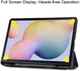 Samsung Galaxy Tab S7 Hoesje Tri-Fold Book Case Galaxy Print afbeelding 13