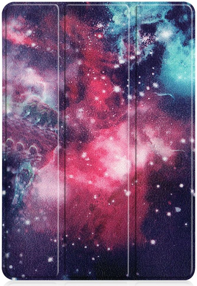 Samsung Galaxy Tab S7 Hoesje Tri-Fold Book Case Galaxy Print afbeelding 18