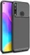 Huawei P40 Lite E Hoesje Geborsteld Carbon Zwart afbeelding 1
