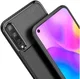Huawei P40 Lite E Hoesje Geborsteld Carbon Zwart afbeelding 3