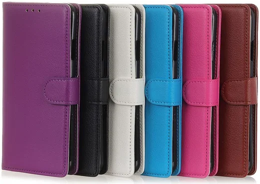 Huawei P40 Lite E Litchi Skin Leren Portemonnee Hoesje Zwart afbeelding 7