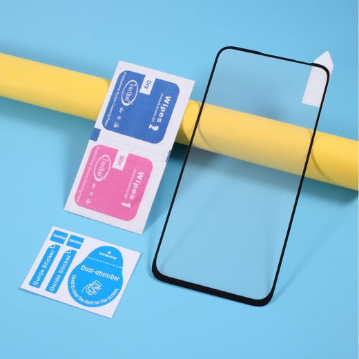 Huawei P40 Lite E Arc Edge Tempered Glass Full Screen Protector afbeelding 6