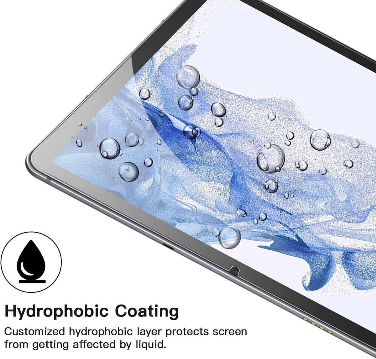 Samsung Galaxy Tab S7/Tab S8 Screen Protector Clear LCD Display Folie afbeelding 3