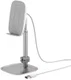 Baseus Universele Bureau Houder Met Draadloos Opladen Functie Zilver afbeelding 2