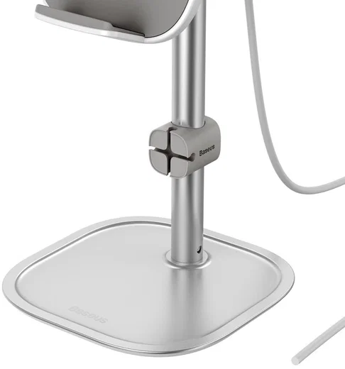 Baseus Universele Bureau Houder Met Draadloos Opladen Functie Zilver afbeelding 5
