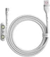 Baseus Zinc Magnetische 3 in 1 Fast Charging Data Kabel 3A Wit afbeelding 2