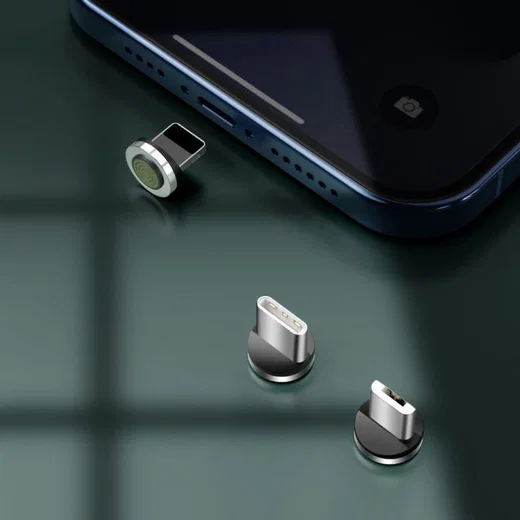 Baseus Zinc Magnetische 3 in 1 Fast Charging Data Kabel 3A Wit afbeelding 5