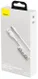 Baseus Zinc Magnetische 3 in 1 Fast Charging Data Kabel 3A Wit afbeelding 9