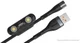 Baseus Zinc Magnetische 3-in-1 Fast Charging Kabel 3A 1 Meter Zwart afbeelding 3