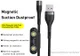 Baseus Zinc Magnetische 3 in 1 Fast Charging Data Kabel 5A Zwart afbeelding 11