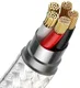 Baseus Zinc Magnetische USB-C 5A Fast Charging Data Kabel Wit afbeelding 4