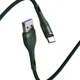 Baseus Zinc Magnetische USB-C 5A Fast Charging Data Kabel 1Meter Groen afbeelding 5