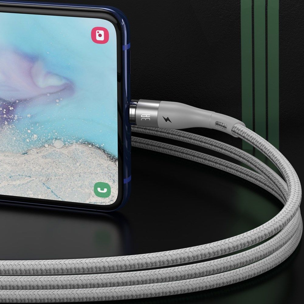 Baseus Zinc Magnetische Micro-USB 2.1A Fast Charging Data Kabel Wit afbeelding 10