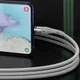 Baseus Zinc Magnetische Micro-USB 2.1A Fast Charging Data Kabel Wit afbeelding 10