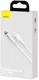 Baseus Zinc Magnetische Micro-USB 2.1A Fast Charging Data Kabel Wit afbeelding 3