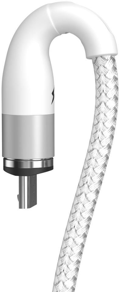 Baseus Zinc Magnetische Micro-USB 2.1A Fast Charging Data Kabel Wit afbeelding 6