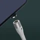 Baseus Zinc Magnetische Micro-USB 2.1A Fast Charging Data Kabel Wit afbeelding 9
