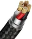 Baseus Zinc Magnetische Micro-USB 2.1A Fast Charging Data Kabel Zwart afbeelding 7
