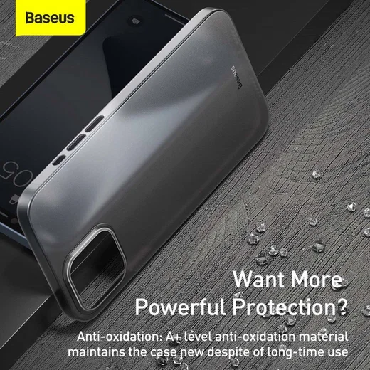 Baseus Wing Apple iPhone 12 Mini Hoesje Dun TPU Groen afbeelding 5