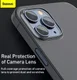 Baseus Wing Apple iPhone 12 Hoesje Dun TPU Zwart afbeelding 12