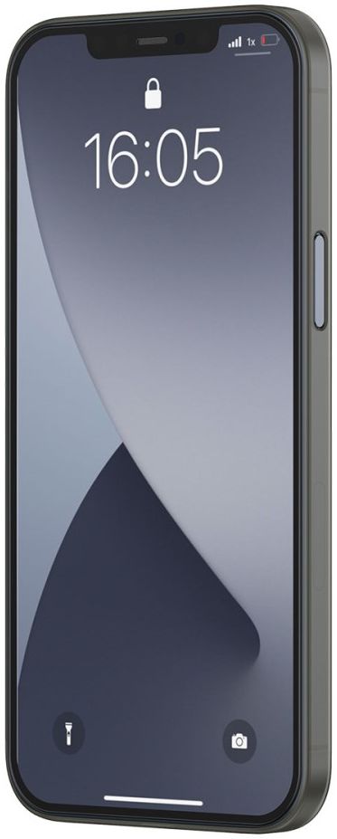 Baseus Wing Apple iPhone 12 Hoesje Dun TPU Zwart afbeelding 4