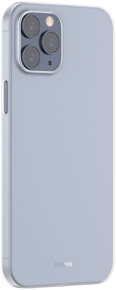 Baseus Wing Apple iPhone 12 Pro Hoesje Dun TPU Wit afbeelding 2
