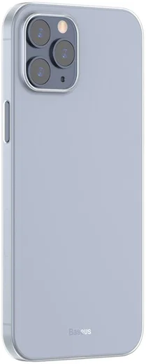 Baseus Wing Apple iPhone 12 Pro Hoesje Dun TPU Wit afbeelding 2