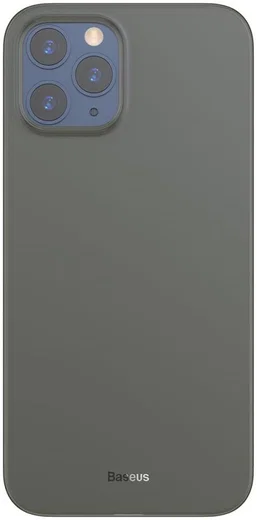 Baseus Wing Apple iPhone 12 Pro Hoesje Dun TPU Zwart afbeelding 1
