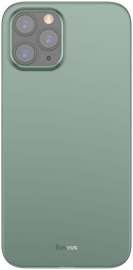 Baseus Wing Apple iPhone 12 Pro Hoesje Dun TPU Groen afbeelding 1