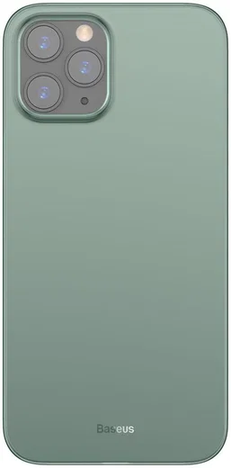 Baseus Wing Apple iPhone 12 Pro Hoesje Dun TPU Groen afbeelding 1