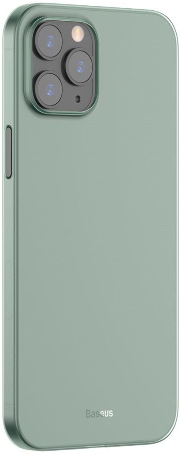 Baseus Wing Apple iPhone 12 Pro Hoesje Dun TPU Groen afbeelding 2