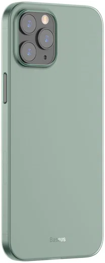Baseus Wing Apple iPhone 12 Pro Hoesje Dun TPU Groen afbeelding 2