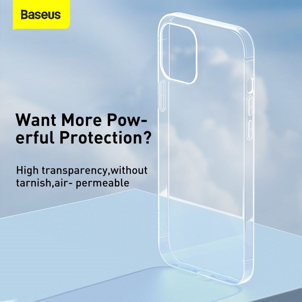 Baseus Simple Apple iPhone 12 Pro TPU Hoesje Transparant afbeelding 12