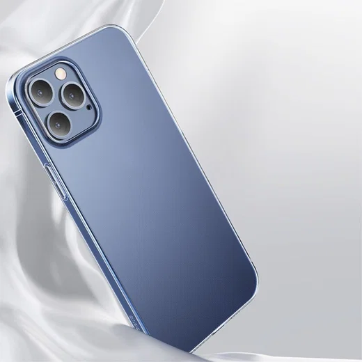 Baseus Simple Apple iPhone 12 Pro TPU Hoesje Transparant afbeelding 3