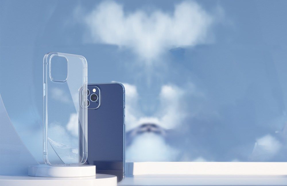 Baseus Simple Apple iPhone 12 Pro TPU Hoesje Transparant afbeelding 7